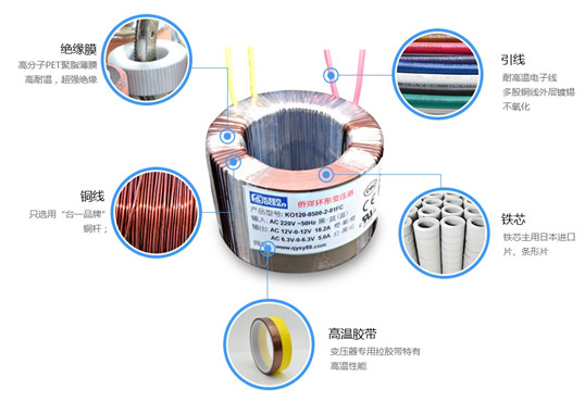 僑洋環形變壓器——1000家全球知名品牌共同見證